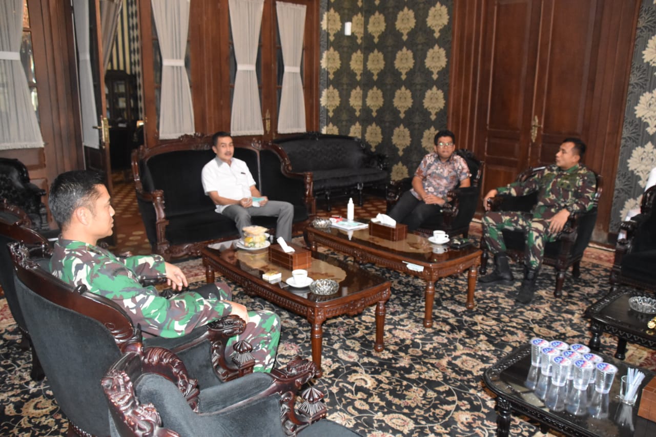 Danrem 073/Makutarama Berkunjung ke Rumah Dinas Wali Kota Salatiga